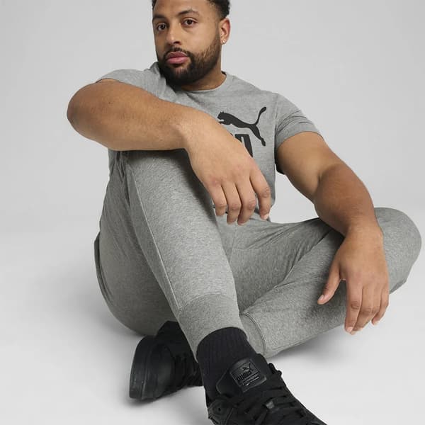 PUMA essentials no 1 logo slim fit grå
