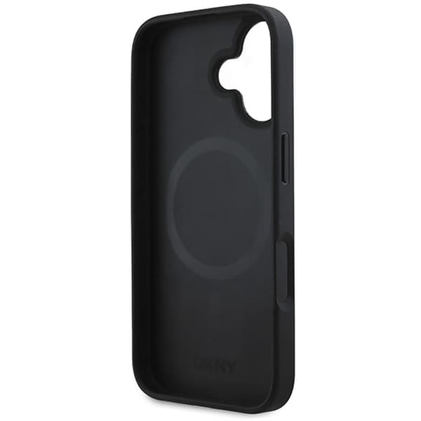 DKNY Coque DKNY Plain Silver noir avec logo argent