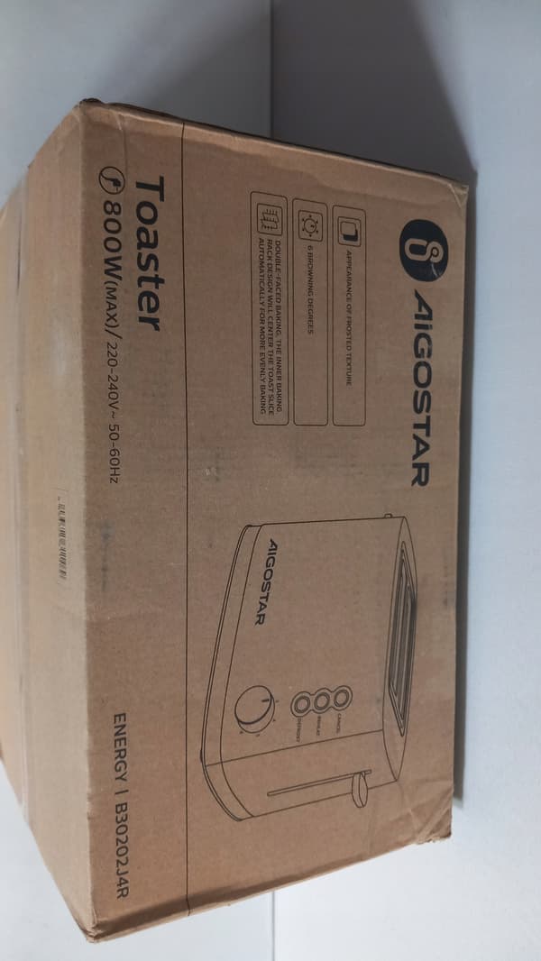 Aigostar Energy leivänpaahdin 800W musta