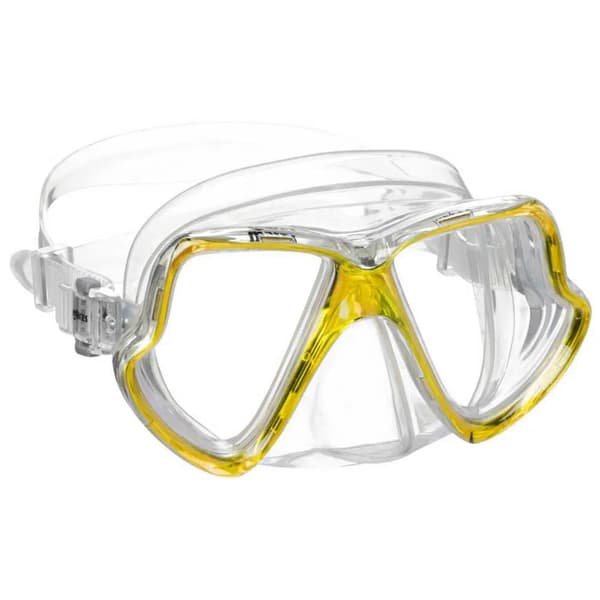 Mares Wahoo dykmask i silikon gul