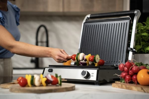 Kernau KSG 251 S elektrisk grill 2000W rustfrit stål/sort