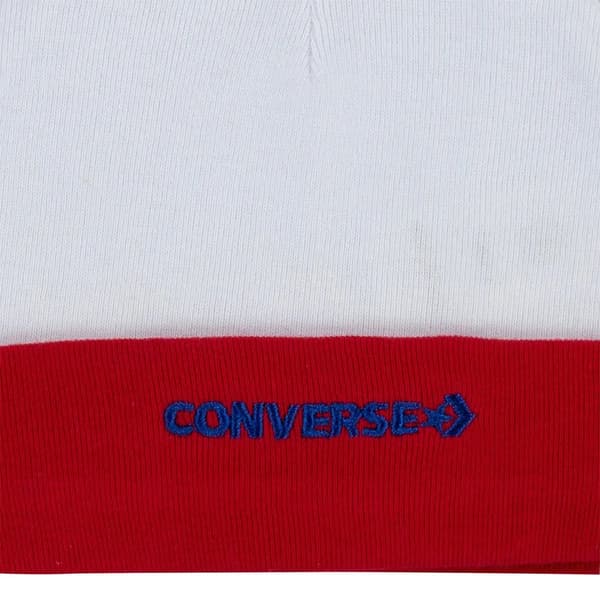 Converse classic infant hat bodysuit set White/Red