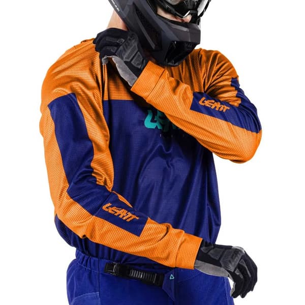 Leatt 3.5 Orange/Blå Off-road Sæt