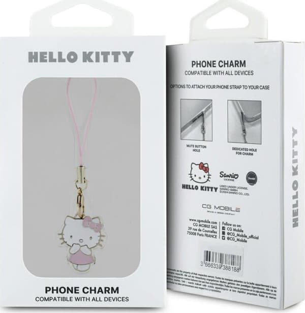 Hello Kitty Riipus - Vaaleanpunainen