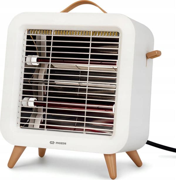 Mozos HW02 elektrisk värmare 550W vit