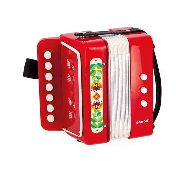 Janod Gioia Punainen Harmonikka