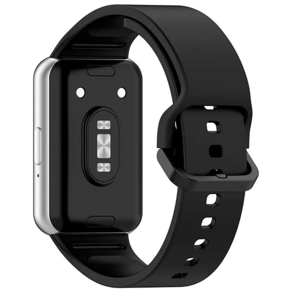 CrocoCase Galaxy Fit 3 sort silikonearmbånd