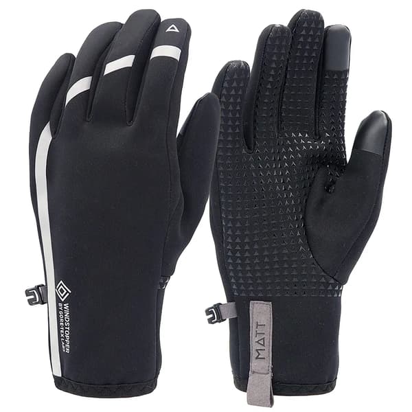 Matt nonstop gore-tex windstopper handsker sort