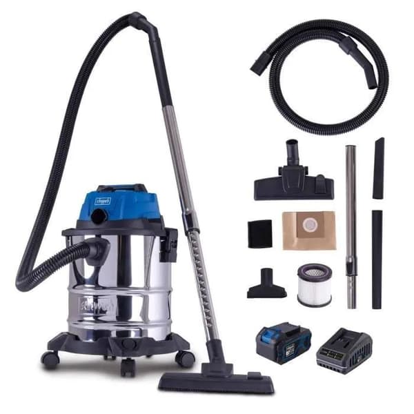 Scheppach C-NTS20-X 20L 4Ah Sladdlös Dammsugare