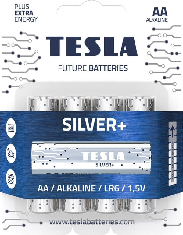 Tesla SILVER AA 2700 mAh Grafiitti