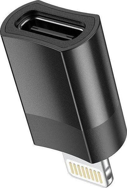 Hoco ua17 USB-C till Lightning adapter svart