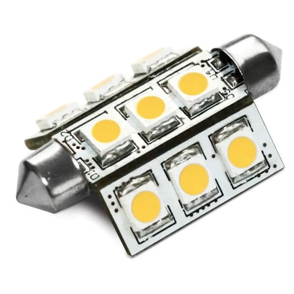 DIXPLAY sv8.5 LED-lampe med grå hus og 9 cool white LEDs