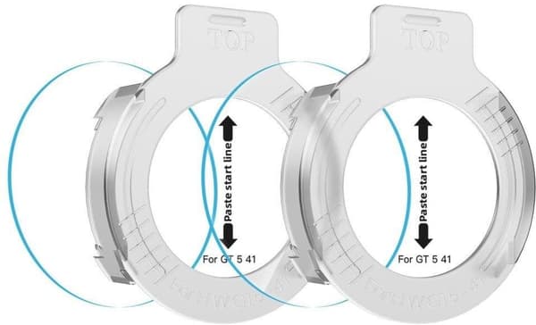 Tech-Protect Easy Set+ Läpinäkyvä Näytönsuojus 2-pack Huawei Watch GT 5:lle (41mm)