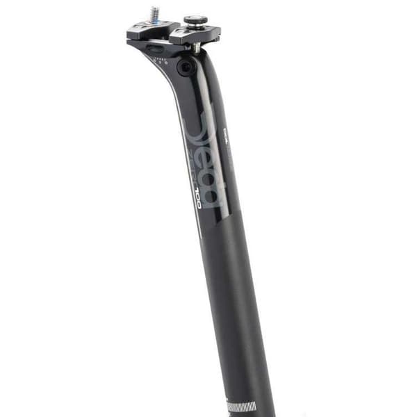 Deda Zero 100 sort sadelpind i aluminium 7050