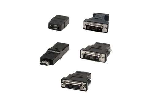 accsup audio/video adapter kit 5 pack svart