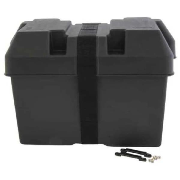 Talamex batteriboks sort 39x18.5x20cm