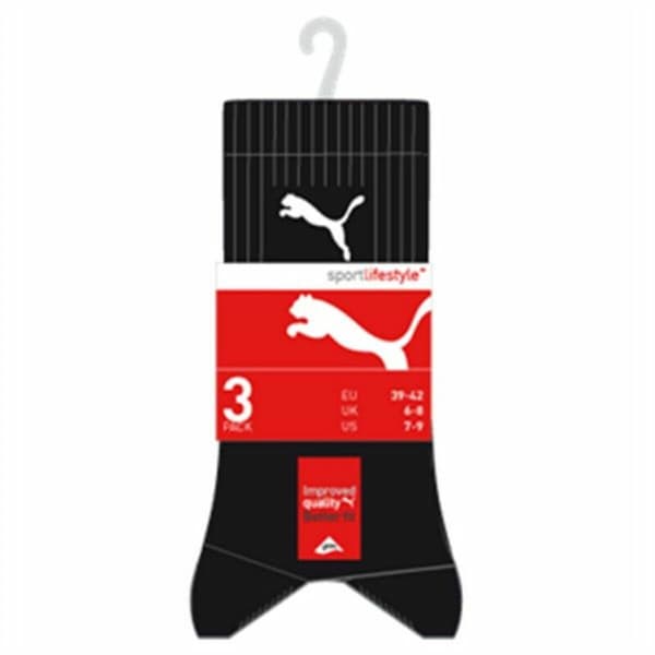 PUMA crew socks sport 3 pak sort