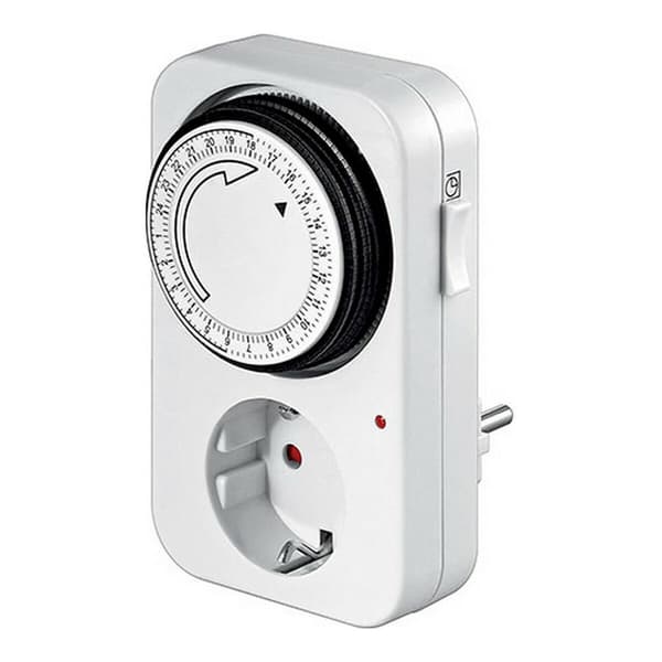 TM Electron tm electron analog timer 24 timmar vit