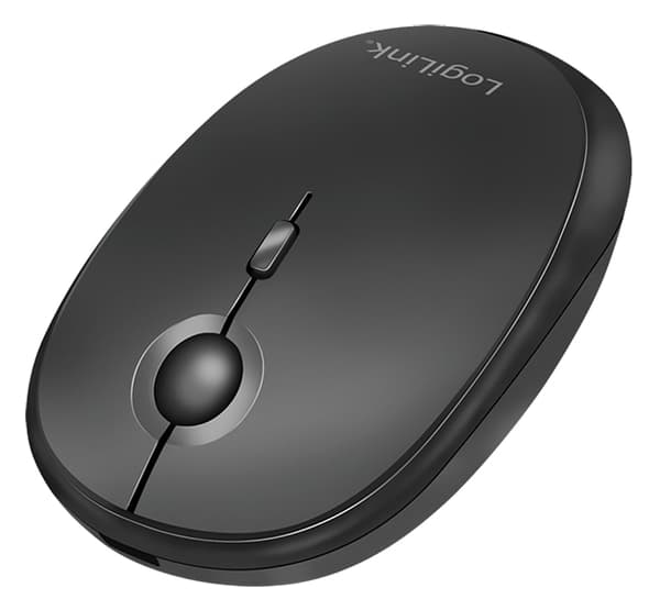 LogiLink ID0032B Ergonomisk Trådløs Mus Sort