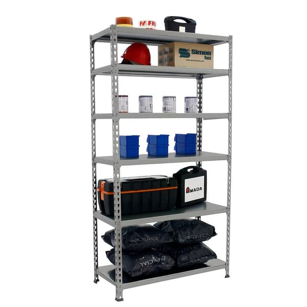 Simonrack SIMONCLICK MEGAPLUS grå 200 kg per hylla