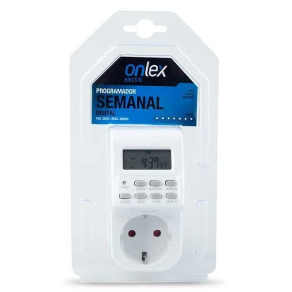 Onlex digital timer uge timer med 140 programmer og børnesikring