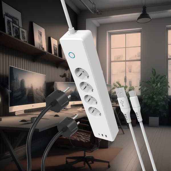 Muvit iO Smart Plug ht-sts-04-03-eu hvid 4 stik