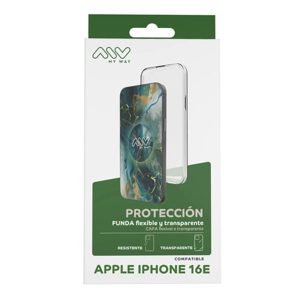 Myway iPhone 16e telefoncover Transparent