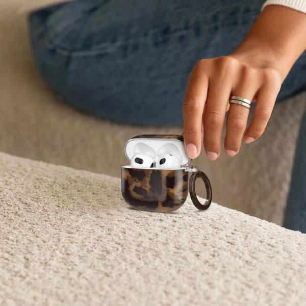 Tech-Protect Lamano etui til AirPods 4 sort