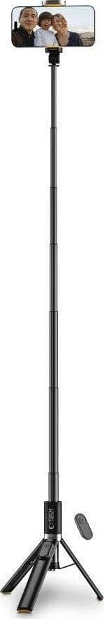 Tech-Protect L08S selfie-stativ sort i aluminium