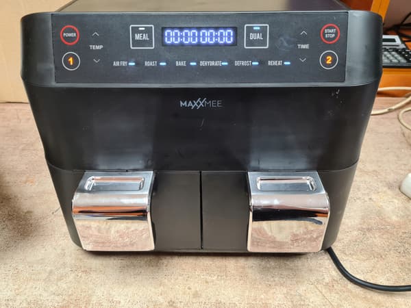 maxxmee luftfritøse XXL 7.60 liter Sølv/Grå