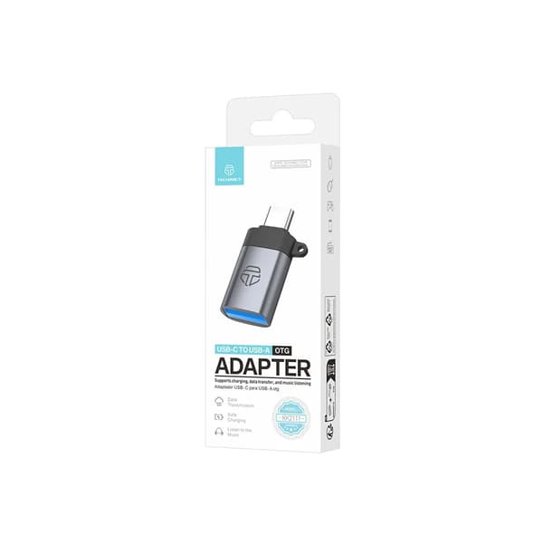 Techancy KK2111 USB-C til USB-A adapter Sølv