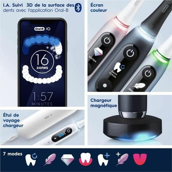 Oral-B iO 9 Elektrisk Tandbørste Sort