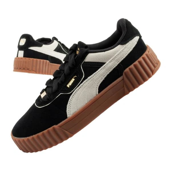 PUMA carina 3.0 luxe sd sort/hvid