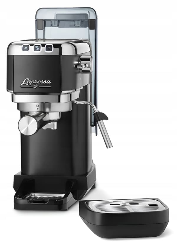 Tchibo Lapressa espressokone 15 bar 980 ml musta/hopea