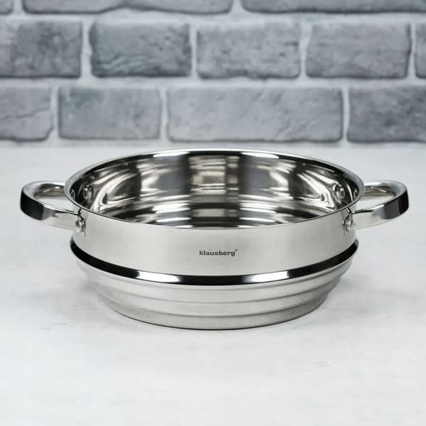 Klausberg KB-7586 20 cm dampindsats i rustfrit stål