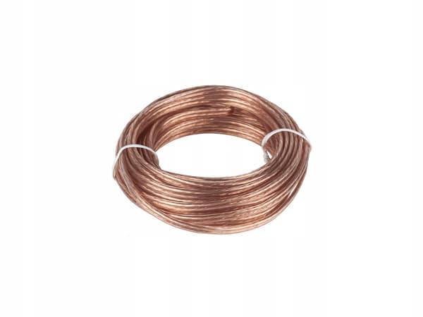 Cabletech kab0395 Läpinäkyvä kaiutinkaapeli 2x1mm 10m