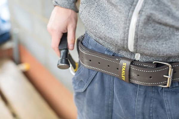 Stanley stst1-80119 læder justerbart værktøjsbælte 130cm