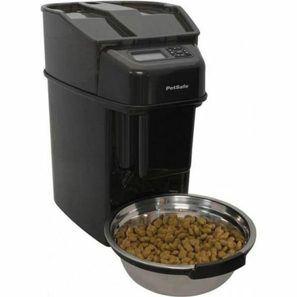 PetSafe Digital Foderdispenser 12 Måltider Sort