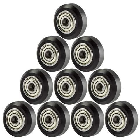 redrex 625zz POM hjul 10-pack