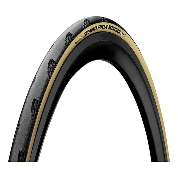Continental Grand Prix 5000 700x25 sort og creme
