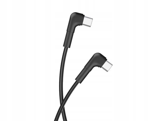 techonic mxuc-09 USB-C kaapeli 1m 60W musta