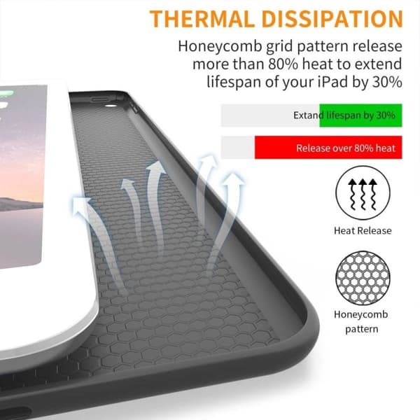 Tech-Protect SmartCase musta iPad 9.7 (2017/2018) suojakotelo