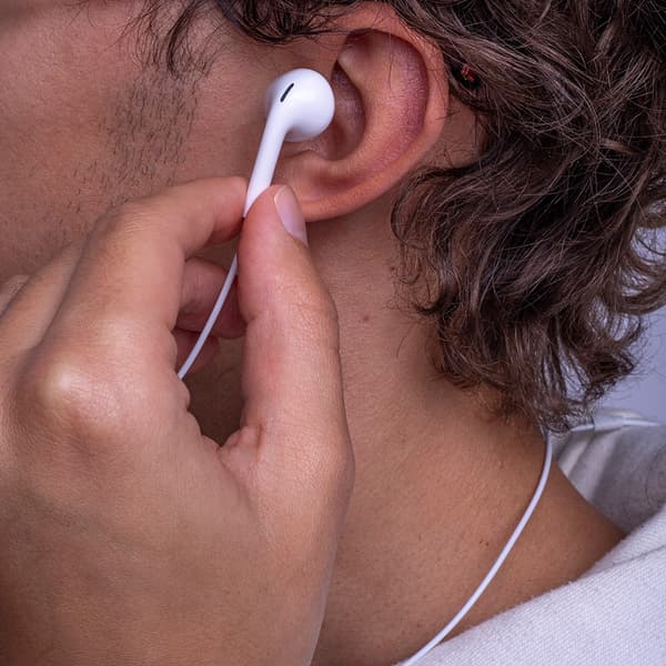 Maxlife MXEP-04 In-ear hörlurar USB-C Vit