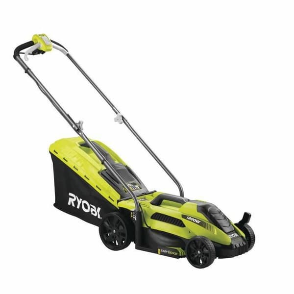 Ryobi rlm13e33s elektrisk plæneklipper 1300W sort/grøn