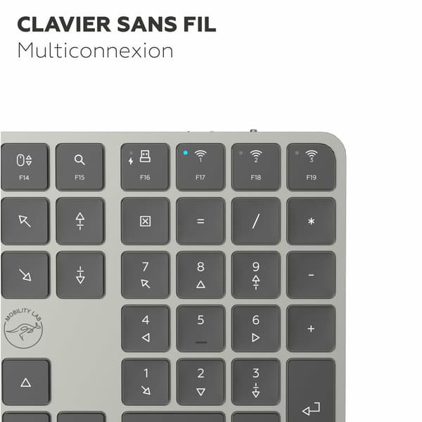 Mobility Lab kp430w trådløst tastatur sort