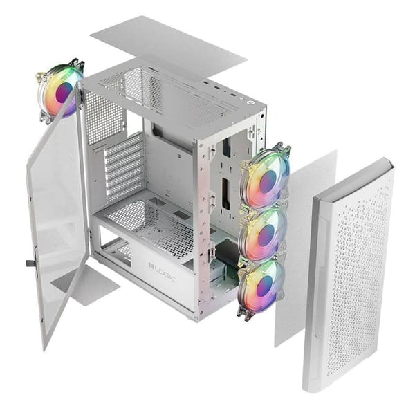 Logic-concept Logic Aramis ARGB Midi Tower Chassi Vit