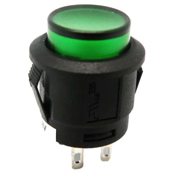 Euroconnex 3618v Illuminated Pushbutton Grön