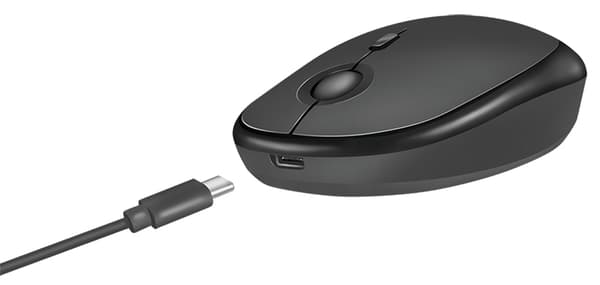 LogiLink ID0032B Ergonomisk Trådløs Mus Sort