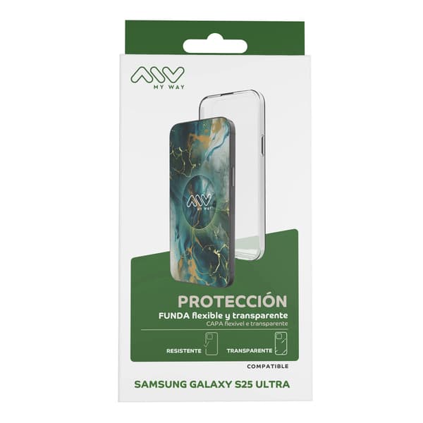 Myway Galaxy S25 Ultra Läpinäkyvä
