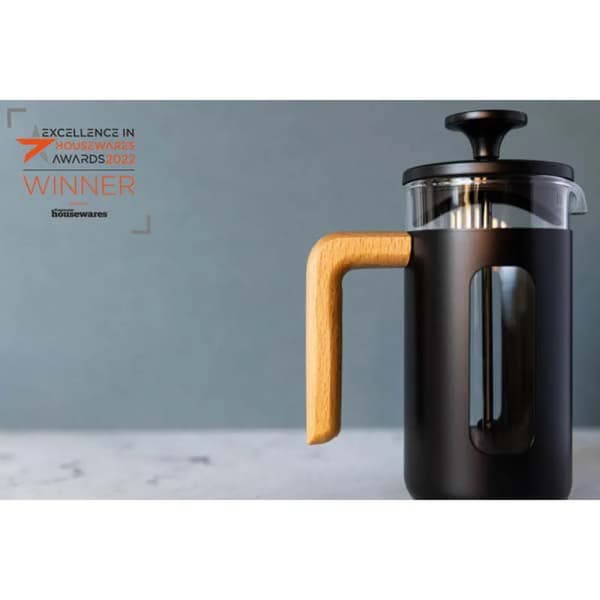 La Cafetière Pisa 3-kops sort kaffepresse